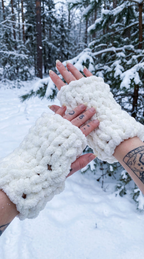 Puffy Winter Gloves - video tutorial